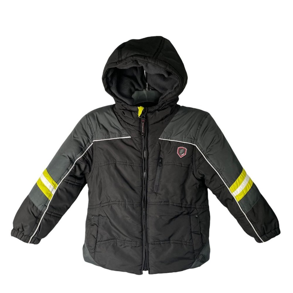 BOYS PROTECTION SYSTEM Kids hooded winter jacket, full zip, Small